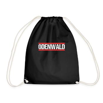 Odenwald - Turnbeutel - Schwarz - Vorne