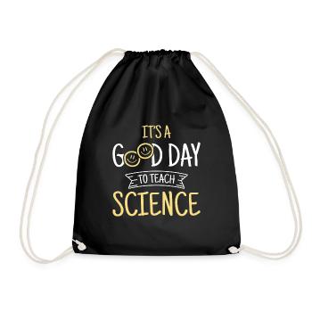 Science Teacher It's a Good Day - Drawstring Bag - black - Front