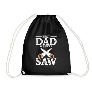 Carpenter Extraordinaire - Best Dad Award - Drawstring Bag - black - Front