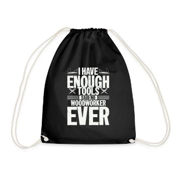 Outils sans fin - La quête éternelle du menuisier - Sac de sport léger - noir - Devant