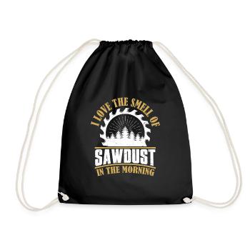 Morning Glory - Sawdust & Sunrise for Craftsmen - Drawstring Bag - black - Front