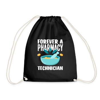 Apothecary Apothecary Apothecary Pharmacy Gift - Drawstring Bag - black - Front