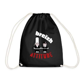 Männer, Frauen, Humorvoll, Humorvolles T-Shirt-Geschenk - Turnbeutel - Schwarz - Vorne
