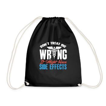 Apothecary Apothecary Apothecary Pharmacy Gift - Drawstring Bag - black - Front