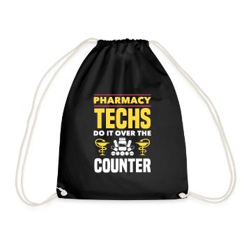 Apothecary Apothecary Apothecary Pharmacy Gift - Drawstring Bag - black - Front