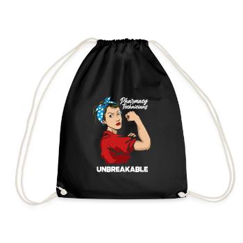Apothecary Apothecary Apothecary Pharmacy Gift - Drawstring Bag - black - Front