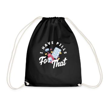 Apothecary Apothecary Apothecary Pharmacy Gift - Drawstring Bag - black - Front
