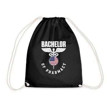 Apothecary Apothecary Apothecary Pharmacy Gift - Drawstring Bag - black - Front