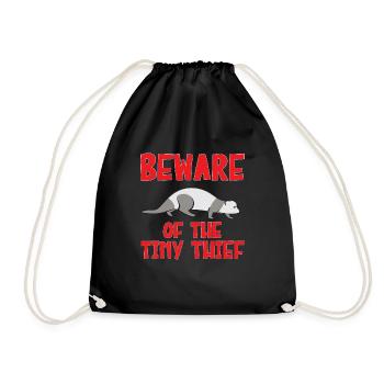 Ferret Owner Ferret - Drawstring Bag - black - Front
