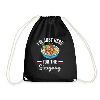 Philippines Philippines Femmes Hommes Cuisine philippine - Sac de sport léger - noir - Devant