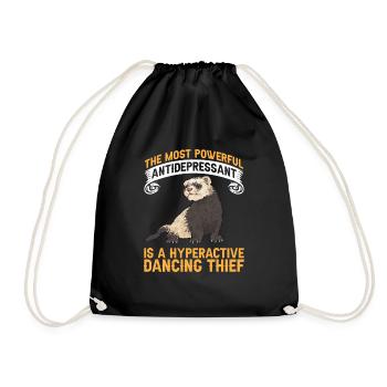 Ferret Owner Ferret - Drawstring Bag - black - Front