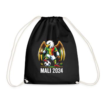 Mali 2024 Maillot Aigle Malien Supporter Football - Sac de sport léger - noir - Devant