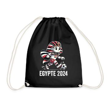 Égypte 2024 Maillot Pharaon Égyptien Supporter - Sac de sport léger - noir - Devant