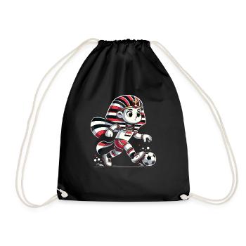 Égypte Maillot Pharaon Égyptien Supporter Football - Sac de sport léger - noir - Devant