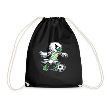 Nigeria Maillot Aigle Nigérien Supporter Football - Sac de sport léger - noir - Devant