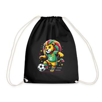 Sénégal Maillot Lion Sénégalais Supporter Football - Sac de sport léger - noir - Devant
