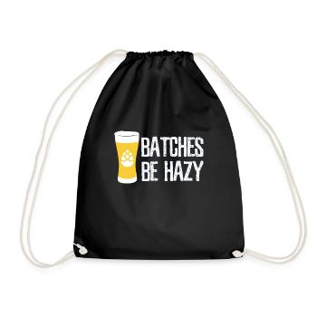 Bière artisanale maître brasseur houblon cadeau - Sac de sport léger - noir - Devant