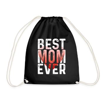 Maman cadeau fête des mères anniversaire maman - Sac de sport léger - noir - Devant