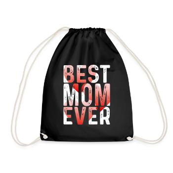 Maman cadeau fête des mères anniversaire maman - Sac de sport léger - noir - Devant
