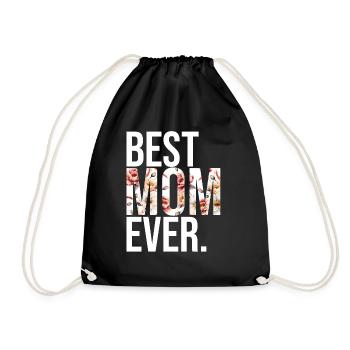 Maman cadeau fête des mères anniversaire maman - Sac de sport léger - noir - Devant