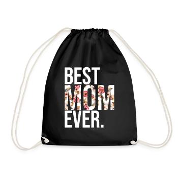 Maman cadeau fête des mères anniversaire maman - Sac de sport léger - noir - Devant