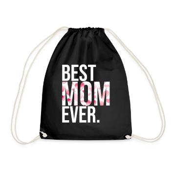Maman cadeau fête des mères anniversaire maman - Sac de sport léger - noir - Devant