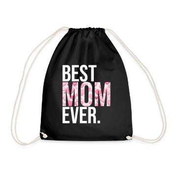 Maman cadeau fête des mères anniversaire maman - Sac de sport léger - noir - Devant