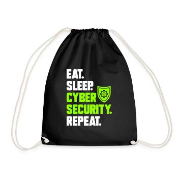 Cybersécurité Hackers Sécurité informatique - Sac de sport léger - noir - Devant