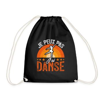 I can't I have Dance - Drawstring Bag - black - Front