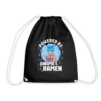 Cute Japanese Manga Women Girls Gift Otaku Kawaii - Turnbeutel - Schwarz - Vorne