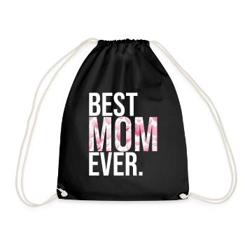 Maman cadeau fête des mères anniversaire maman - Sac de sport léger - noir - Devant