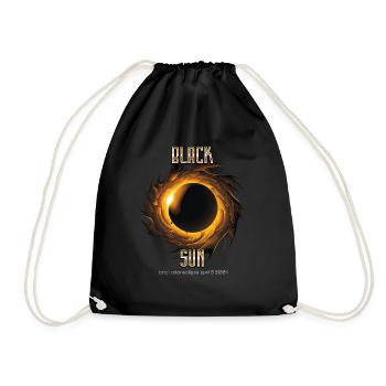 Black Sun - Drawstring Bag - black - Front