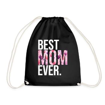 Maman cadeau fête des mères anniversaire maman - Sac de sport léger - noir - Devant
