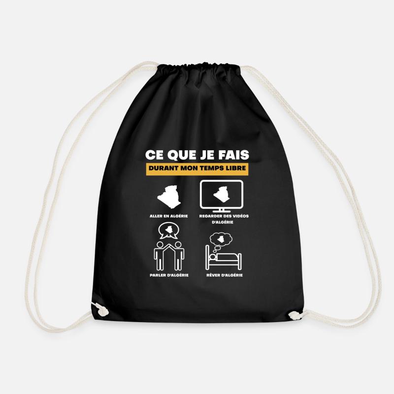 algérie durant temps libre - Sac de sport léger - noir