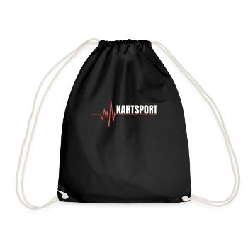 Motorsport Pulse Kartsport Racing - Turnbeutel - Schwarz - Vorne