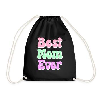Maman cadeau fête des mères anniversaire maman - Sac de sport léger - noir - Devant