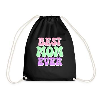 Maman cadeau fête des mères anniversaire maman - Sac de sport léger - noir - Devant