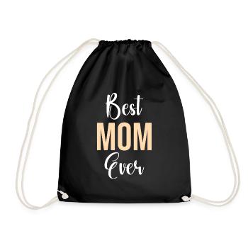 Maman cadeau fête des mères anniversaire maman - Sac de sport léger - noir - Devant