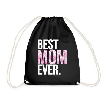 Maman cadeau fête des mères anniversaire maman - Sac de sport léger - noir - Devant