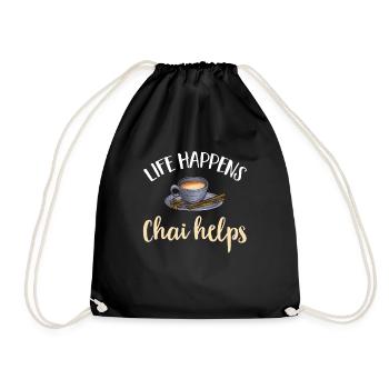 Thé Chai Masala Chai - Sac de sport léger - noir - Devant