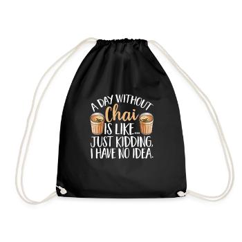 Thé Chai Masala Chai - Sac de sport léger - noir - Devant
