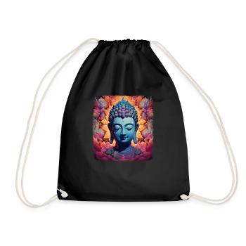 Buddhismus Yoga Buddhist Zen Meditation Buddha - Turnbeutel - Schwarz - Vorne