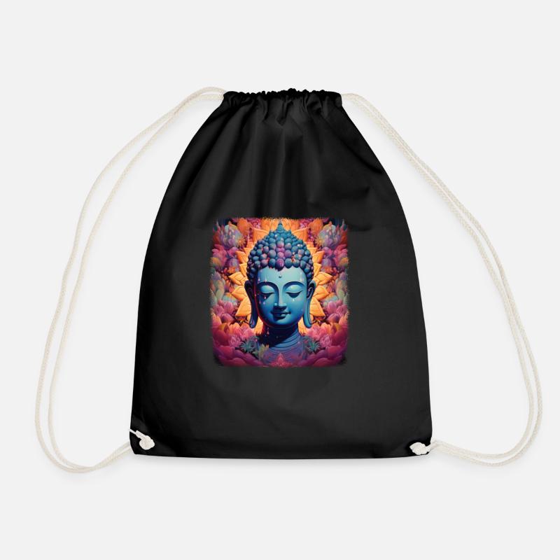 Buddhismus Yoga Buddhist Zen Meditation Buddha - Turnbeutel - Schwarz