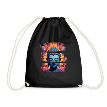 Buddhismus Yoga Buddhist Zen Meditation Buddha - Turnbeutel - Schwarz - Vorne