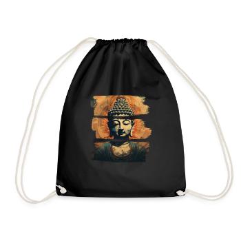 Buddhismus Yoga Buddhist Zen Meditation Buddha - Turnbeutel - Schwarz - Vorne