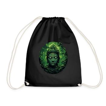 Buddhismus Yoga Buddhist Zen Meditation Buddha - Turnbeutel - Schwarz - Vorne