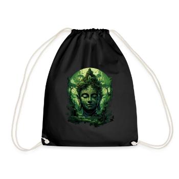 Buddhism Yoga Buddhist Zen Meditation Buddha - Drawstring Bag - black - Front