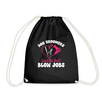 Salon de coiffure pour chiens - Sac de sport léger - noir - Devant