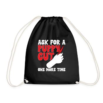 Salon de coiffure pour chiens - Sac de sport léger - noir - Devant