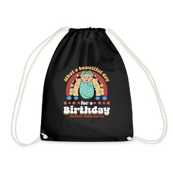 Nurse Baby Maternity Nurse - Drawstring Bag - black - Front